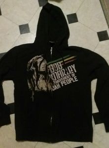 Bob Marley zip front sweatshirt
